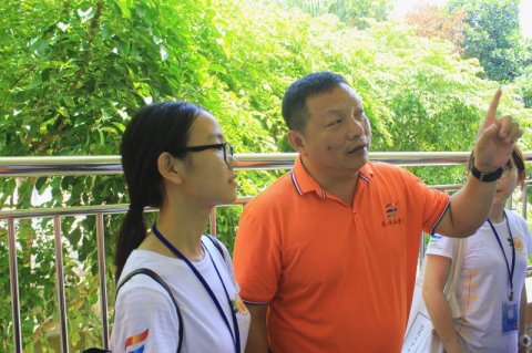 岭南师范学院领导来访向阳实践队